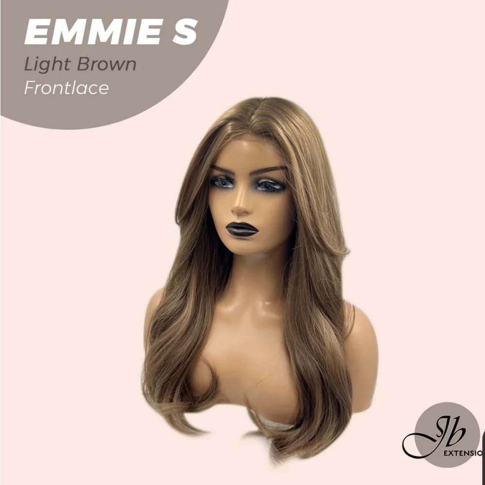 JBEXTENSION Light Brown Pre-Cut Frontlace Glueless Wig EMMIE S LIGHT BROWN